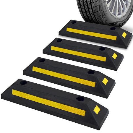 PYLE 55Cm Wheel Stop X 4 PCRSTP11X4